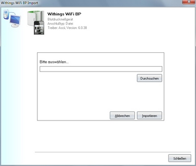 Datenübernahme von der Withings WiFi BP ins Diabetes-Tagebuch